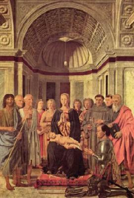 Piero della Francesca The Brera Madonna Norge oil painting art